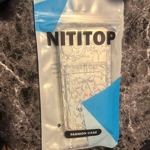 Clear Phone Case with bows for 11 pro